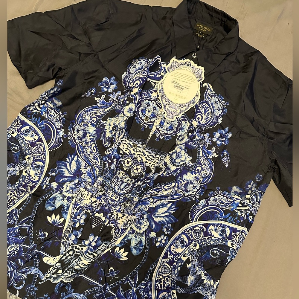 Hotel Franks by Camilla Silk Button Down
